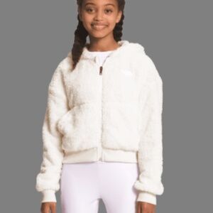 The North Face Suave Oso Full-Zip Hoodie for Girls - Gardenia White - S